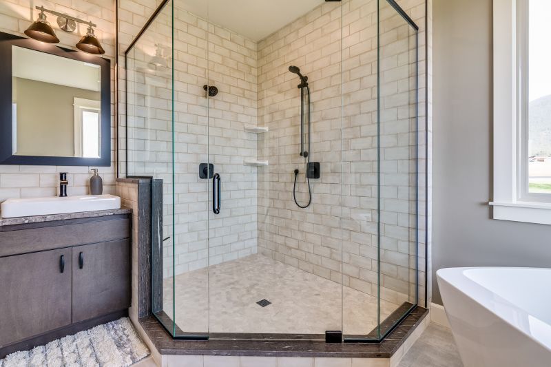 Completed Modern Shower Installation